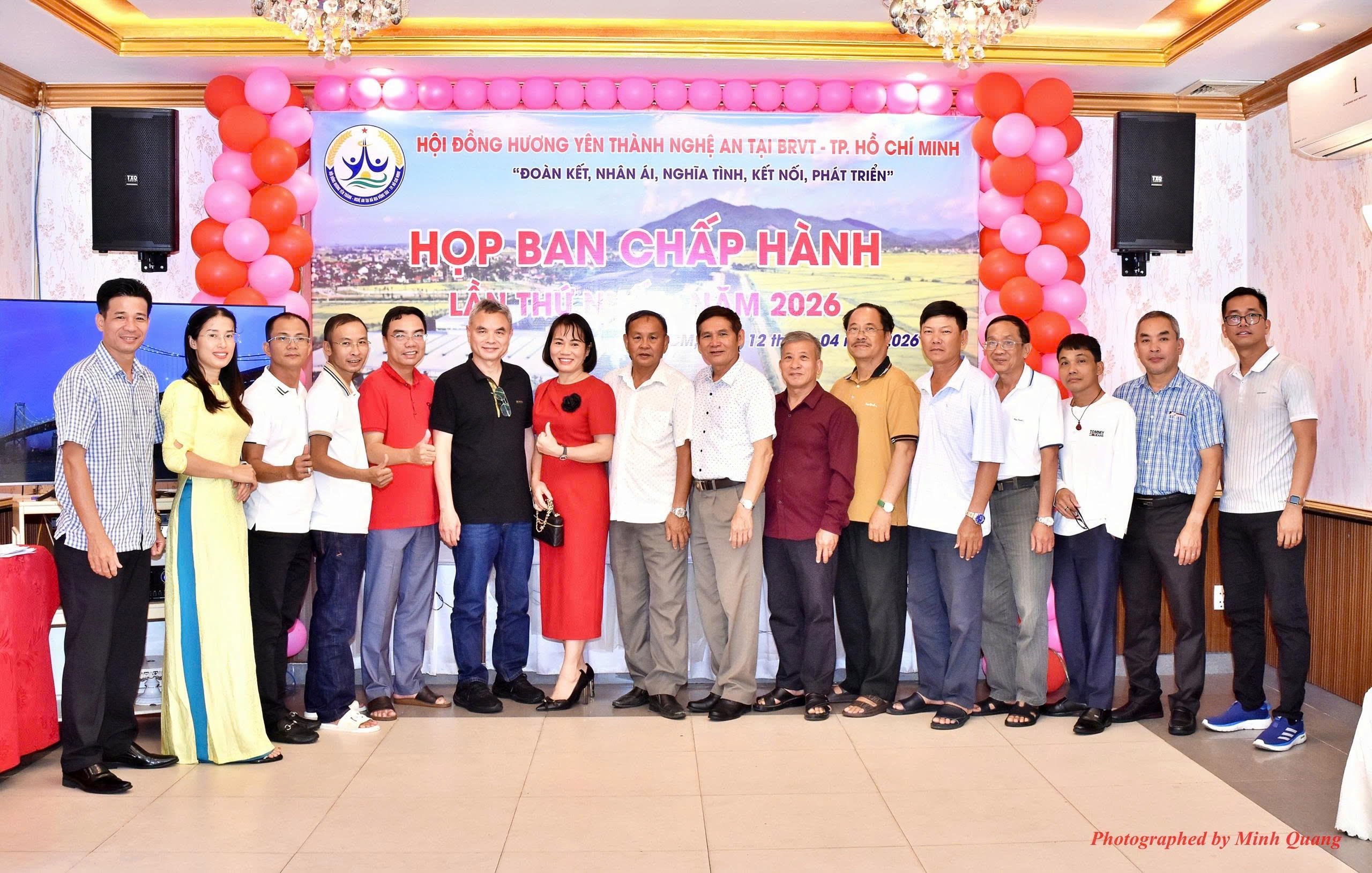 HỌP BAN CHẤP HÀNH HỘI ĐỒNG HƯƠNG YÊN THÀNH TỈNH NGHỆ AN TẠI BR-VT TP.HCM LẦN THỨ I, NĂM 2026