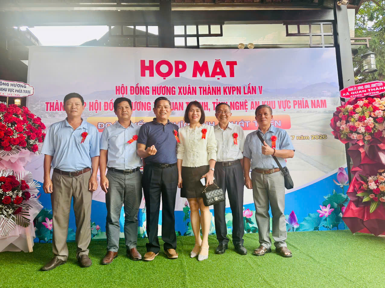 TRANG TRỌNG LỄ THÀNH LẬP HỘI ĐỒNG HƯƠNG XÃ QUAN THÀNH TẠI KHU VỰC PHÍA NAM VÀ BUỔI HỌP MẶT TRUYỀN THỖNG CỦA HĐH XÃ XUÂN THÀNH LẦN THỨ V